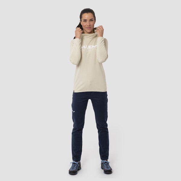 Salewa Pure Hemp Logo Kapuzenpulli Damen Große Rabatte