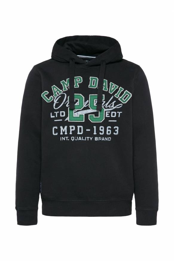 Soccx Hoodie mit Artwork im Retro-Style black Bestseller