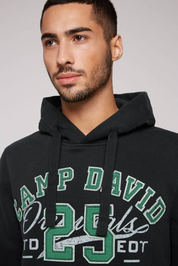 Soccx Hoodie mit Artwork im Retro-Style black Bestseller