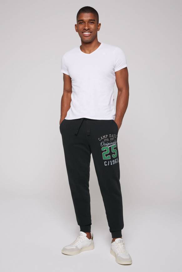 Soccx Jogginghose mit Retro-Artwork black Tägliche Deals