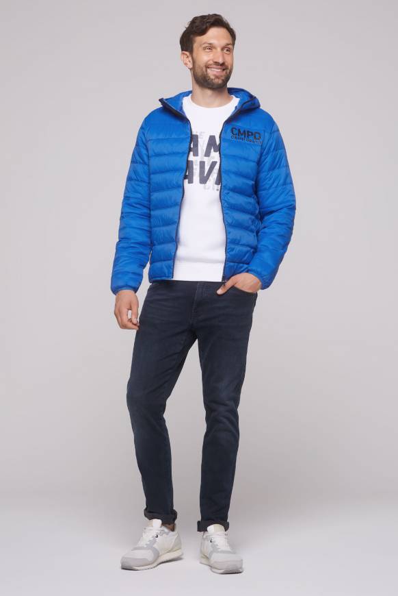 Soccx Leichte Steppjacke mit Kapuze flight blue Super Sparpreis