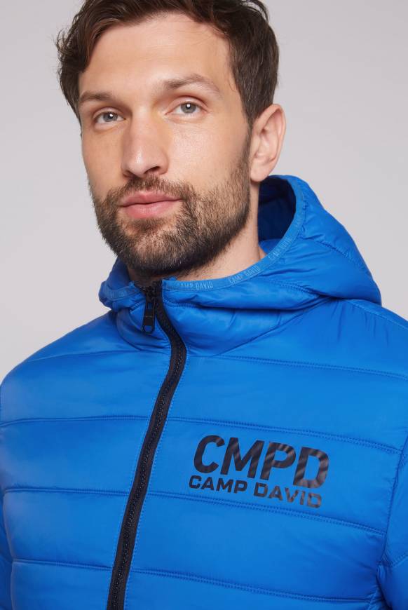 Soccx Leichte Steppjacke mit Kapuze flight blue Super Sparpreis