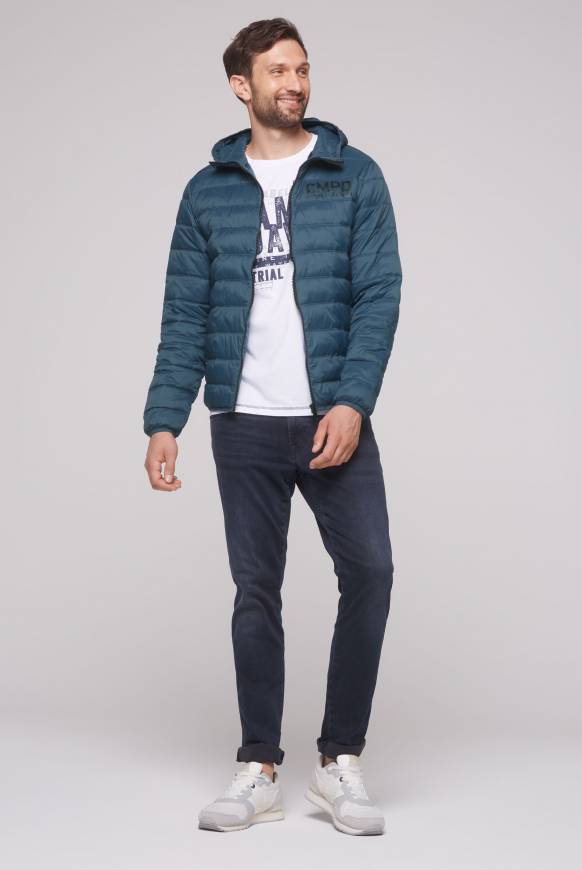 Soccx Leichte Steppjacke mit Kapuze blue haze Wochenangebot