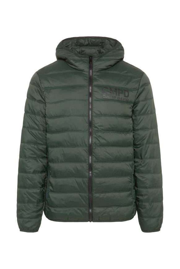 Soccx Leichte Steppjacke mit Kapuze khale green Kostenlose Rückgabe