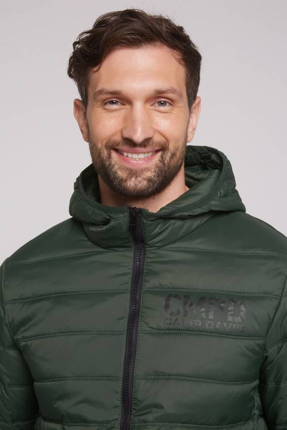 Soccx Leichte Steppjacke mit Kapuze khale green Kostenlose Rückgabe