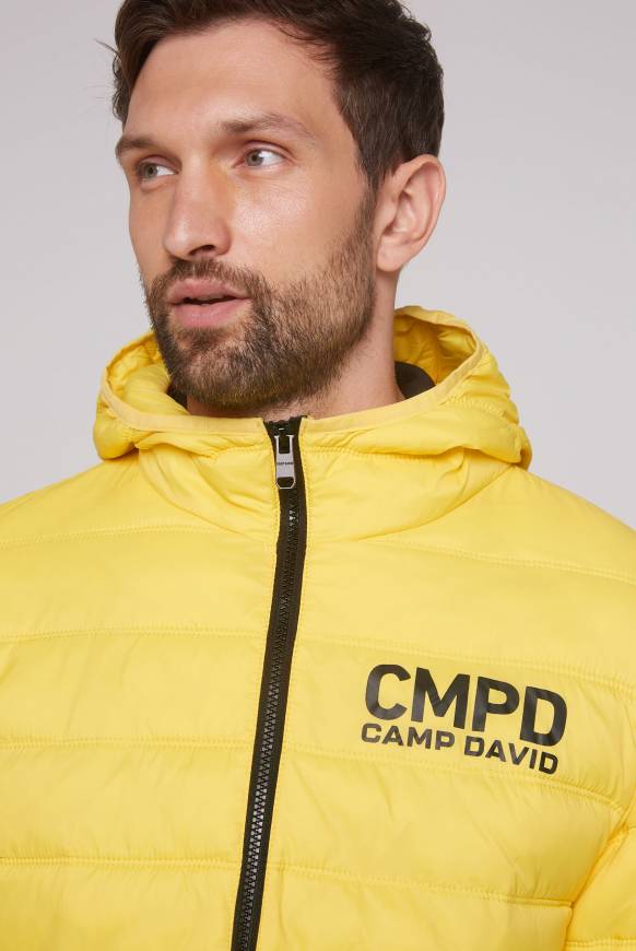 Soccx Leichte Steppjacke mit Kapuze industrial yellow JETZT KAUFEN