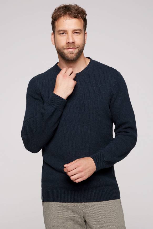 Soccx Pullover mit Rundhalsausschnitt blue navy Rabatte dieses Monats