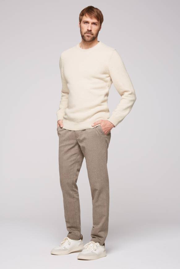 Soccx Pullover mit Rundhalsausschnitt ecru Online