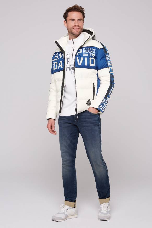 Soccx Winterjacke mit Colour-Blocking und Logo-Design kitt Meist gekauft