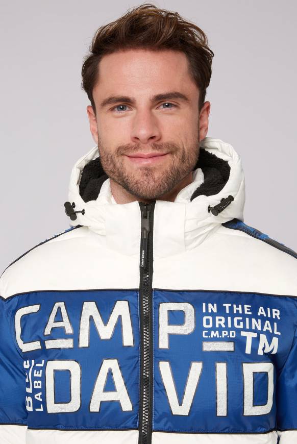 Soccx Winterjacke mit Colour-Blocking und Logo-Design kitt Meist gekauft