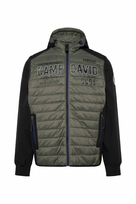 Soccx 2-in-1 Softshelljacke mit abtrennbaren Ärmeln forest khaki / black Exklusivangebot