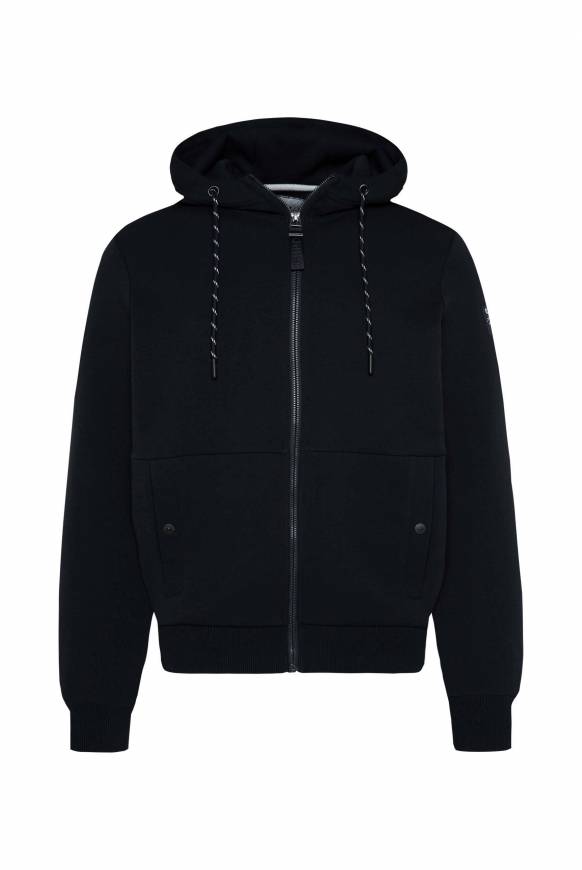 Soccx Sweatjacke aus Interlock mit Kapuze blue navy Osterangebot
