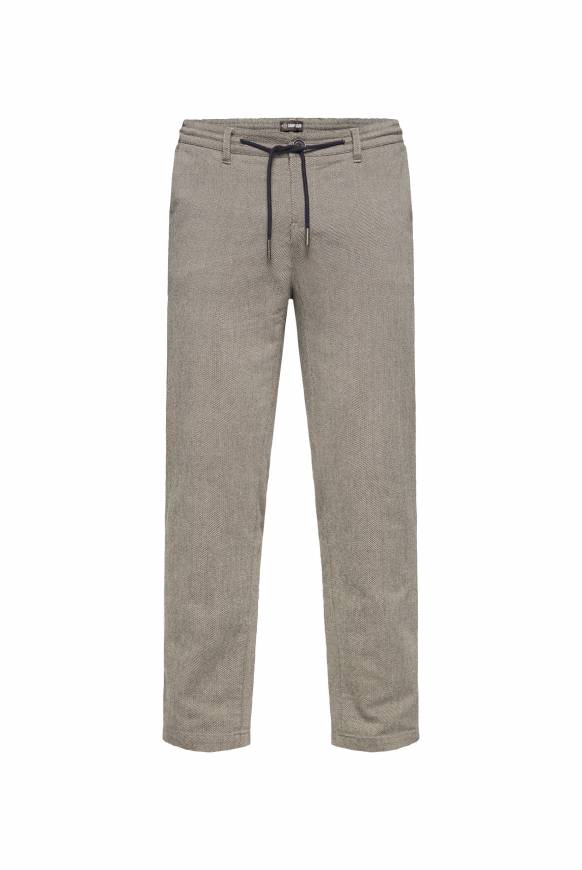 Soccx Chinohose im Joggers Tapered Fit tan Muttertagsangebot