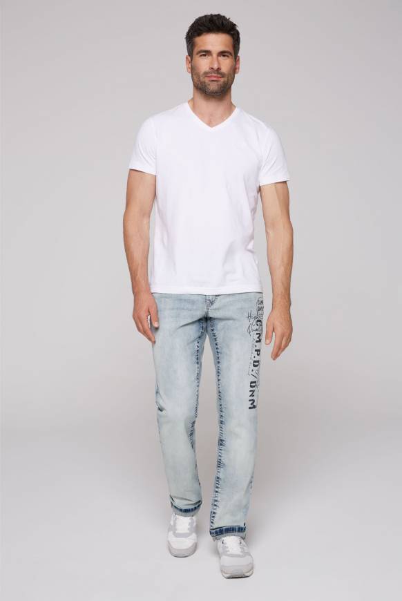 Soccx Jeans NI:CO Regular Fit mid blue printed Bestseller