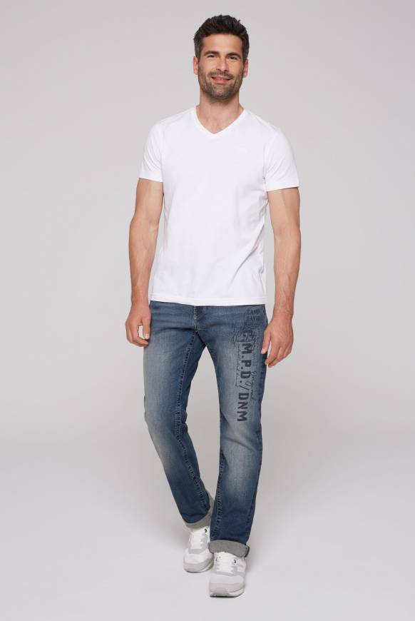 Soccx Jeans NI:CO Regular Fit dark blue printed Räumungsverkauf
