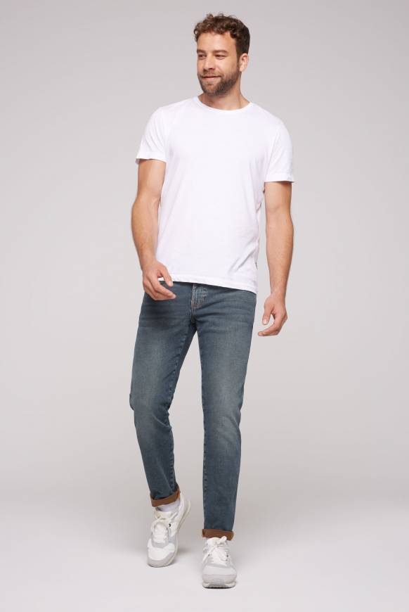 Soccx Jeans DA:VD Regular Fit blue brown Zeitbegrenzte Promotion