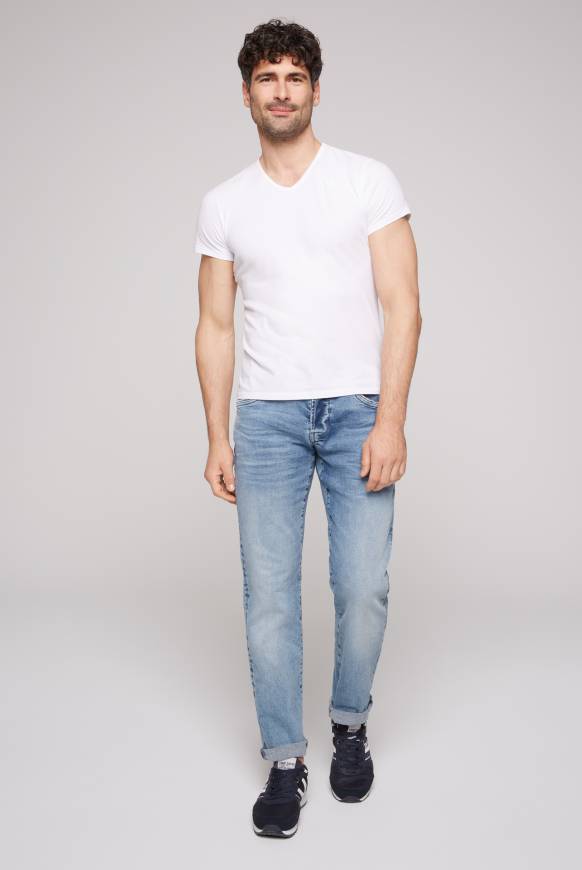 Soccx Jeans RO:BI Slim Fit light vintage Sonderangebot der Fabrik