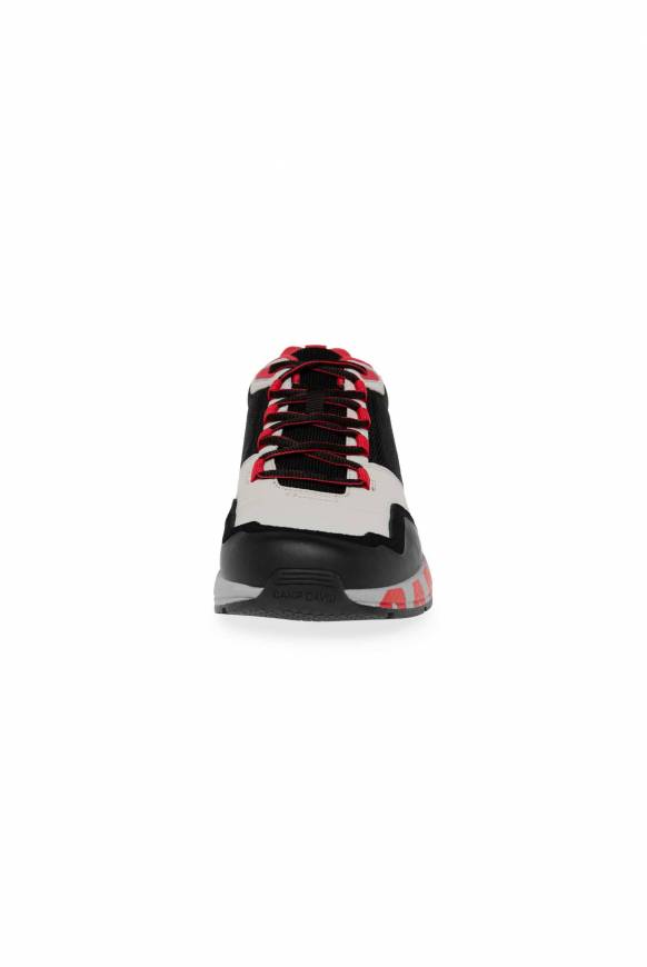 Soccx Power Sneaker im Materialmix mit XL-Logo black Vierteljährliche Förderung