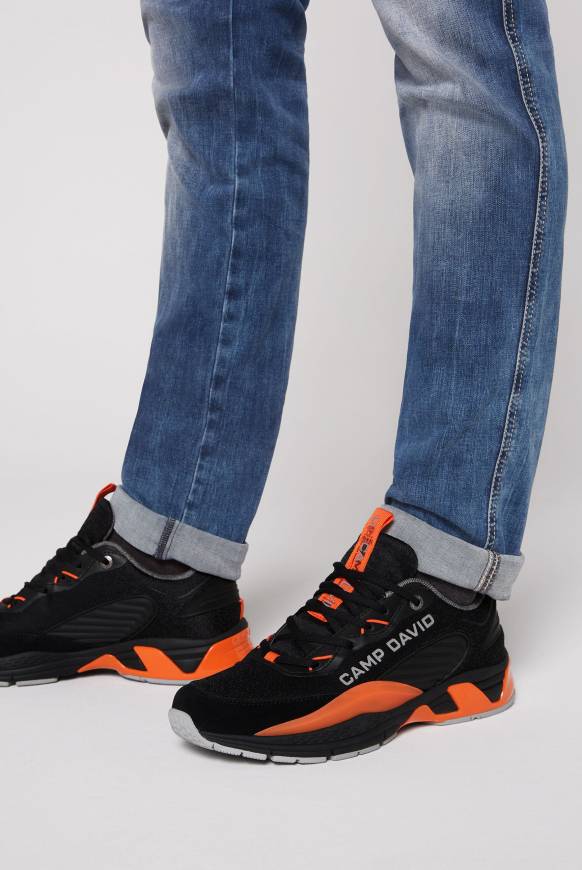 Soccx Premium Sneaker im Knit-Design mit 3D-Rubber-Elementen black Discount Store für neue Produkte