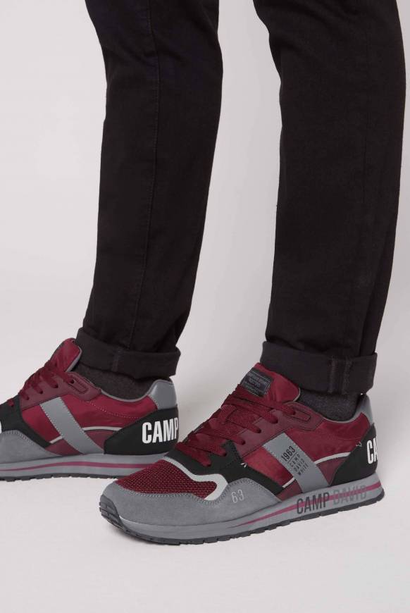 Soccx Sneaker im Retro Look burgundy 50% Rabatt mit kostenlosem Versand