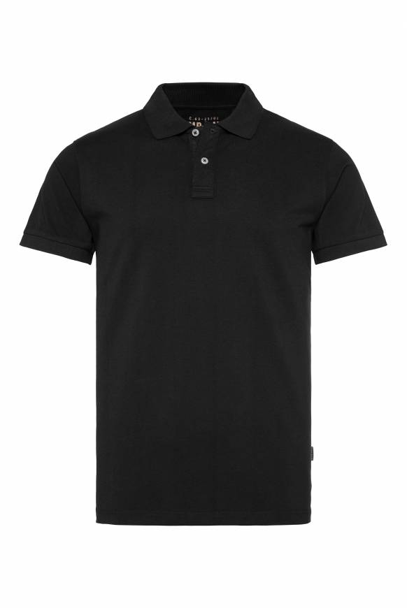 Soccx Basic Pikee-Polo mit Trikotkragen black Kostenloser Versand