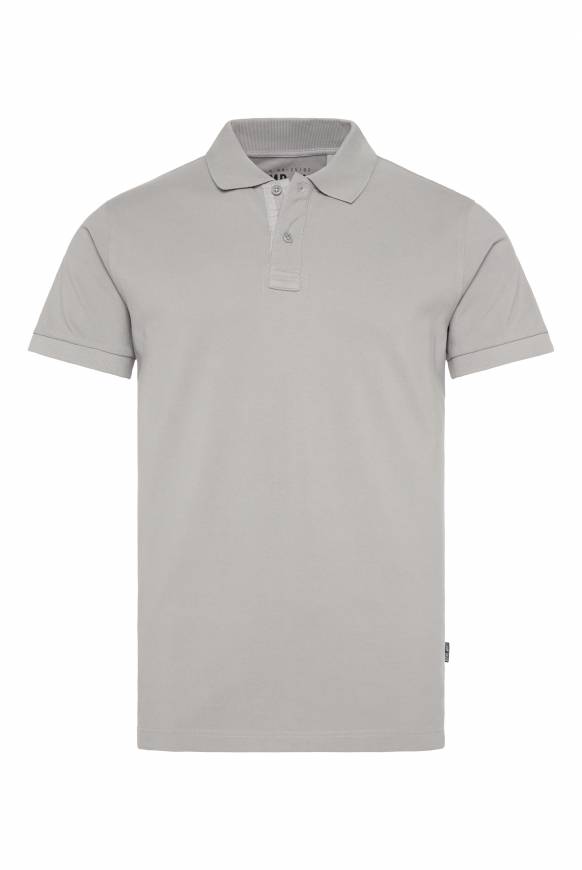 Soccx Basic Pikee-Polo mit Trikotkragen polo grey Rabatt