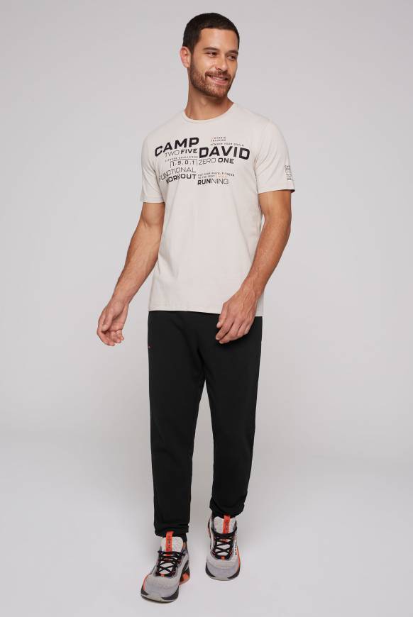 Soccx Sport-T-Shirt mit Artwork shell Top Angebot