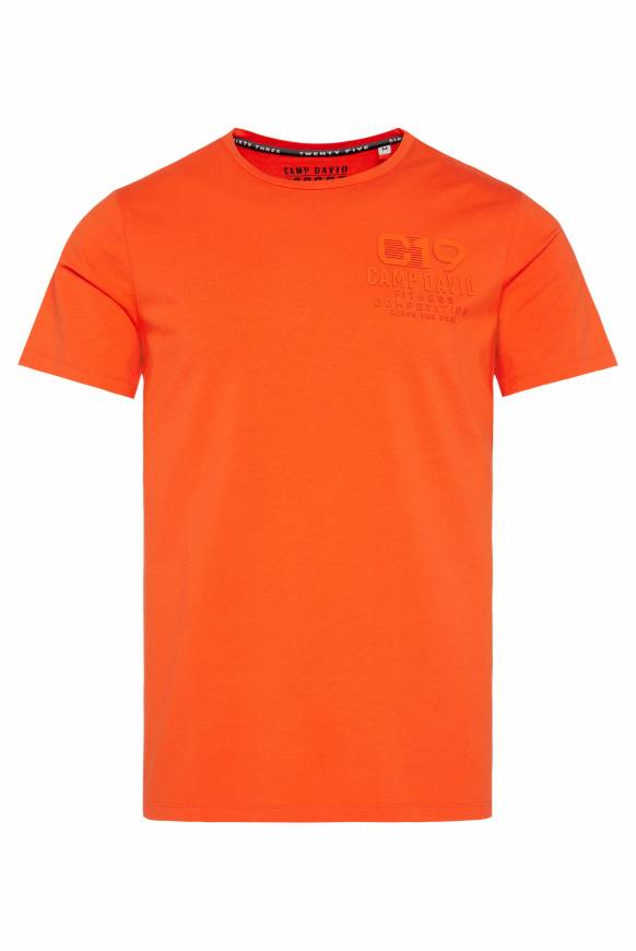 Soccx Sport-T-Shirt mit Artwork signal orange Neueste Mode