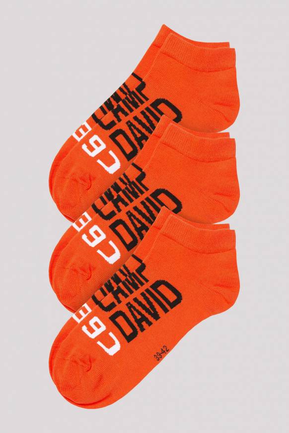 Soccx Sneakersocken im Dreierpack signal orange Super Sparpreis