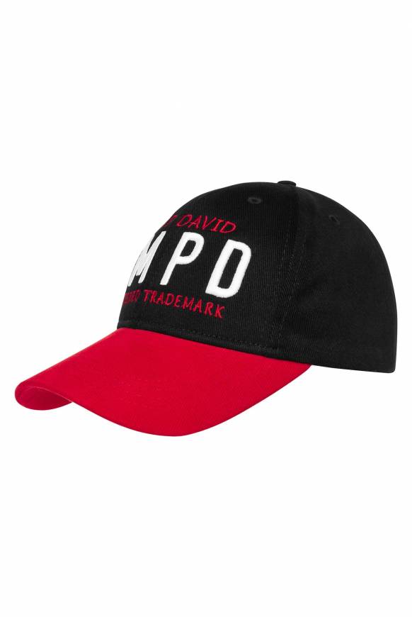 Soccx Base Cap mit Logo Artwork black / red 50% Rabatt mit kostenlosem Versand