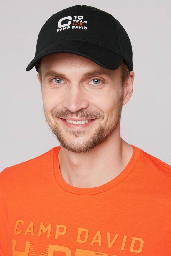Soccx Base Cap mit Rubber Prints black Fabrikladen