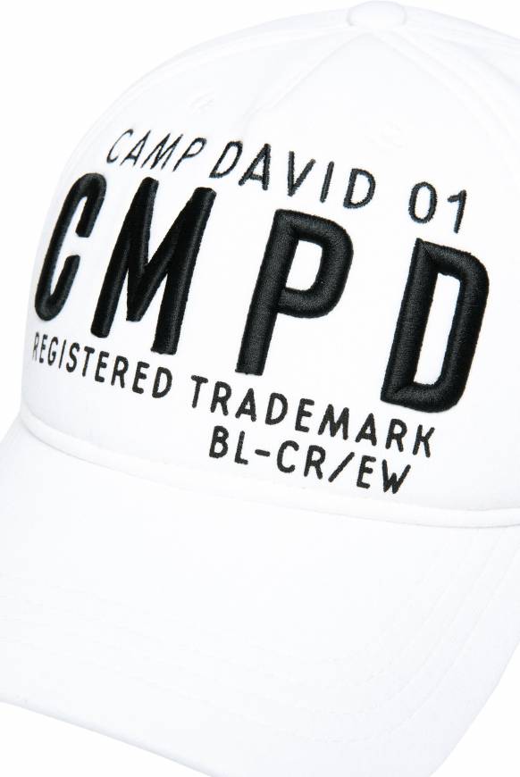 Soccx Base Cap mit 3D-Stickerei opticwhite zollfrei
