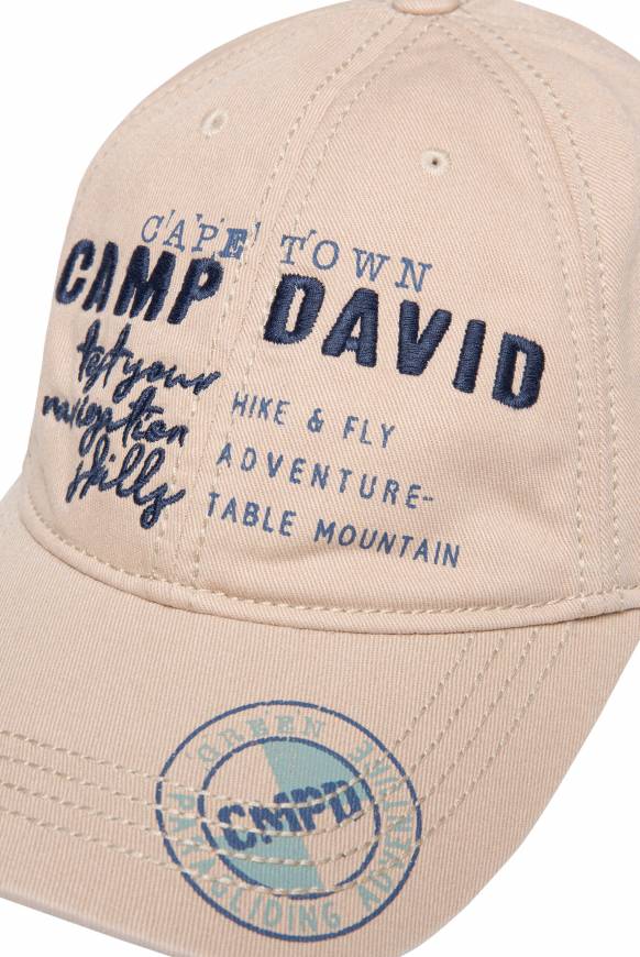 Soccx Base Cap mit Logo Artwork neutral beige Rabatte dieses Monats