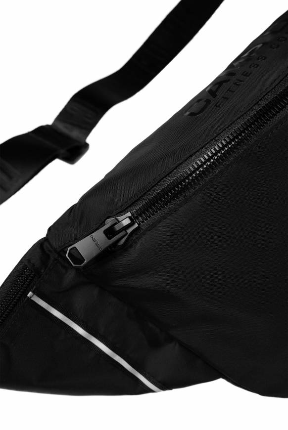 Soccx Große Gürteltasche mit Logo Print black Outlet