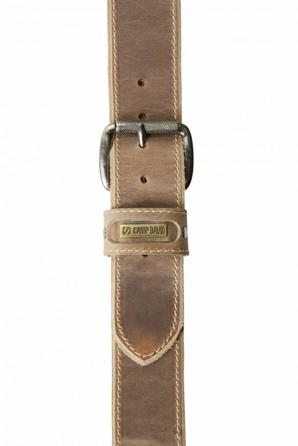 Soccx Ledergürtel beige Limitierter Zeitrabatt