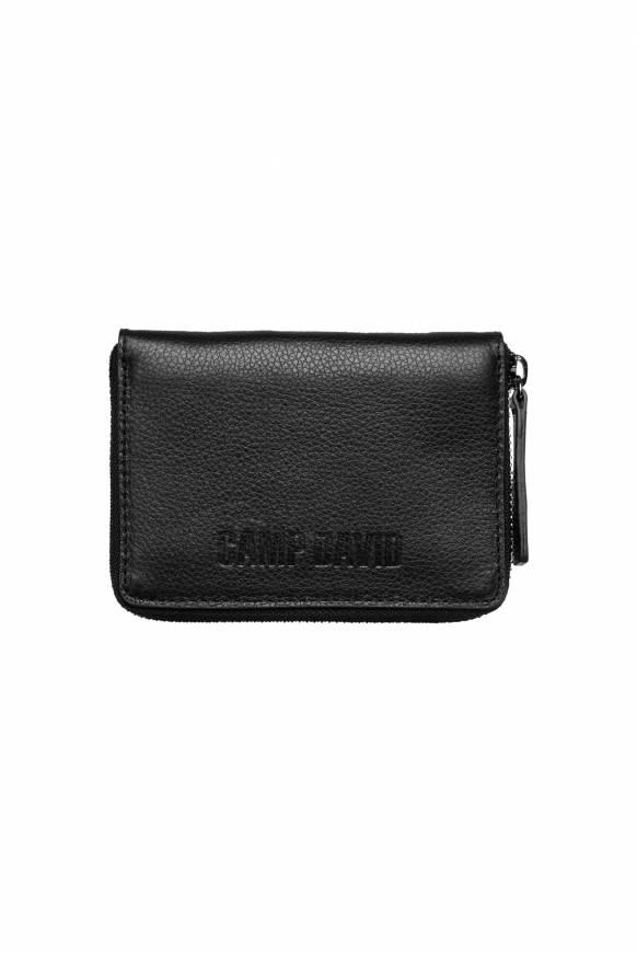Soccx Geldbörse mit Zipper und Logo-Prägung black Günstig kaufen