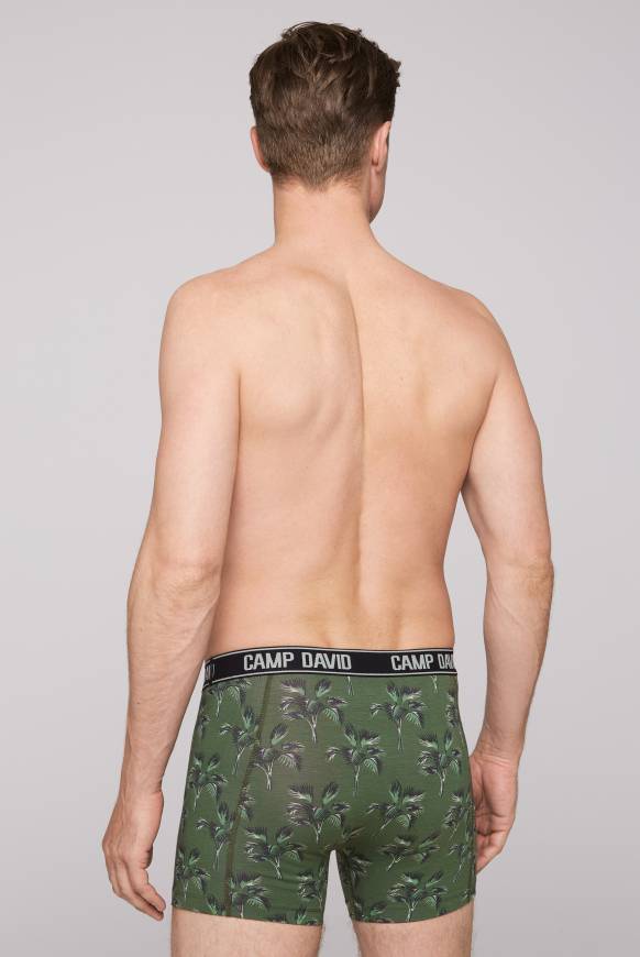 Soccx Boxershorts mit All Over Print, 2er-Pack khaki / aqua Osterangebot