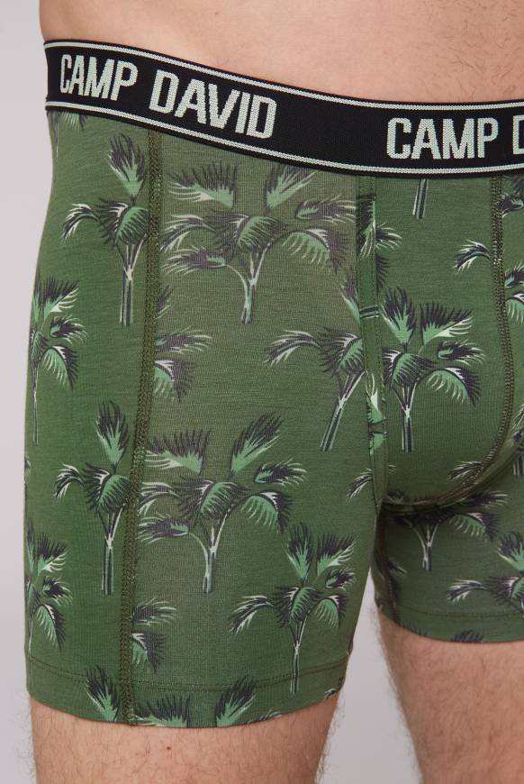 Soccx Boxershorts mit All Over Print, 2er-Pack khaki / aqua Osterangebot