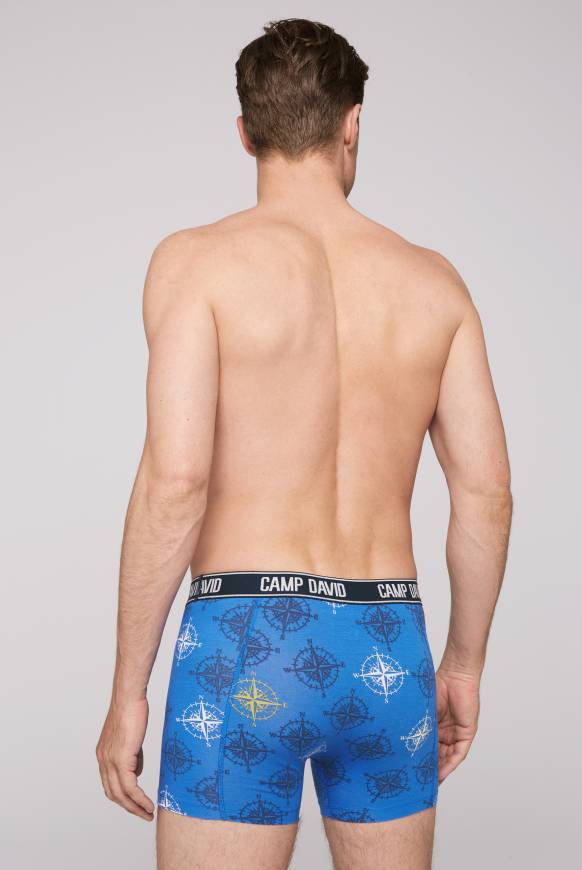 Soccx Boxershorts mit All Over Print, 2er-Pack electric blue / red Vatertagsangebot