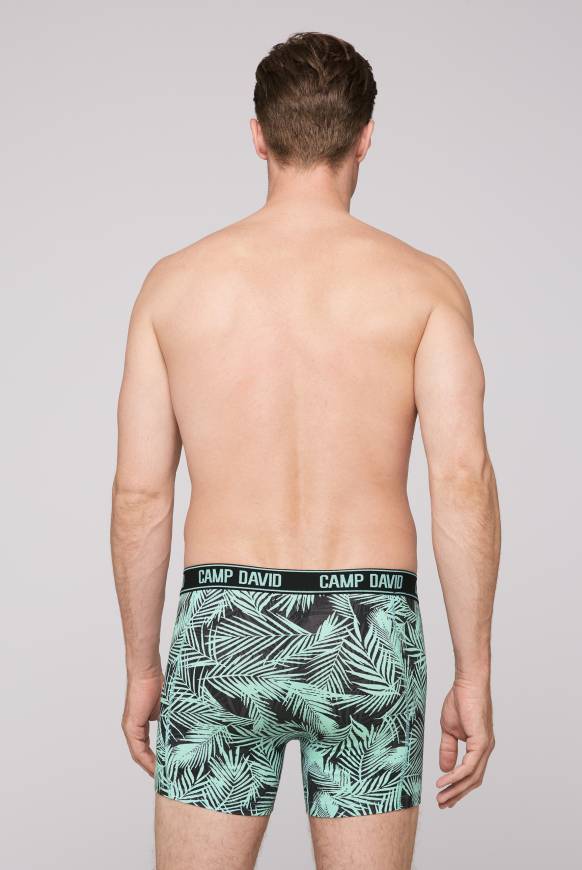 Soccx Boxershorts mit All Over Print, 2er-Pack aqua / neon lime Heißer Verkauf