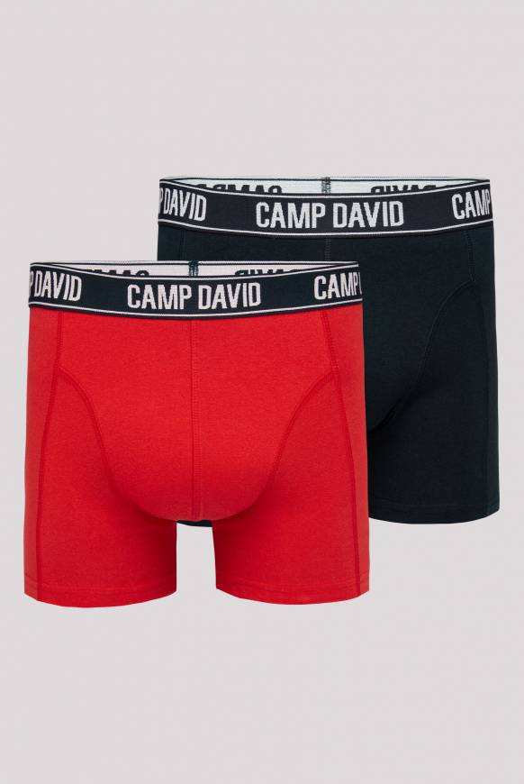Soccx Boxershorts mit Logo-Bund, 2er-Pack red / navy Neueste Mode