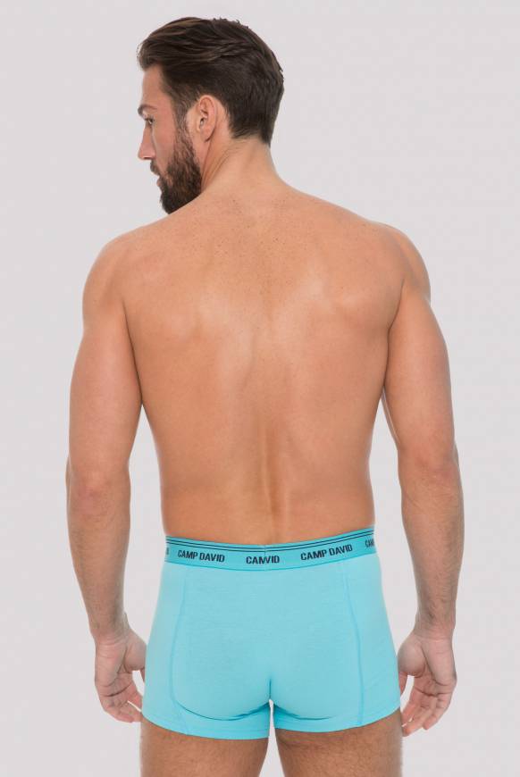 Soccx Boxershorts mit Logo-Bund aqua Große Rabatte