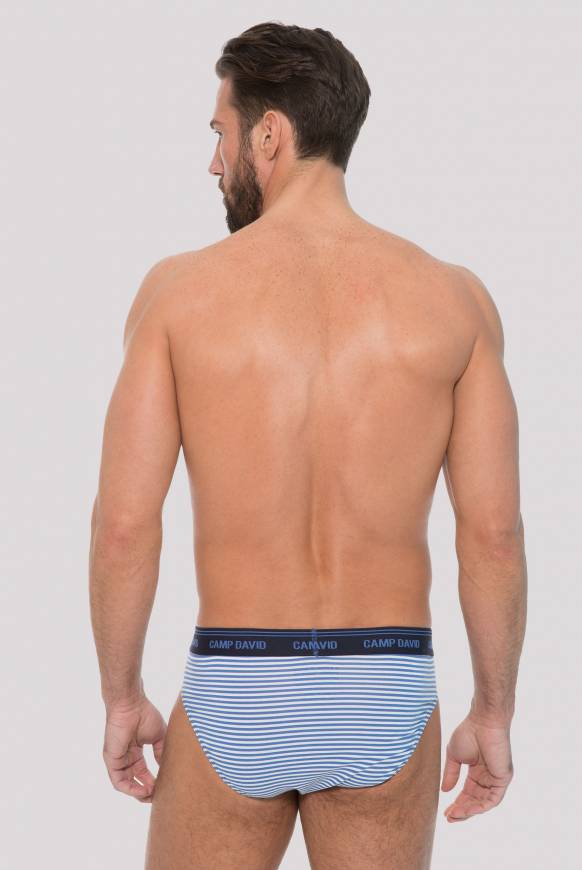 Soccx Slip mit Streifen opticwhite / deep sky S Riesige Ersparnisse