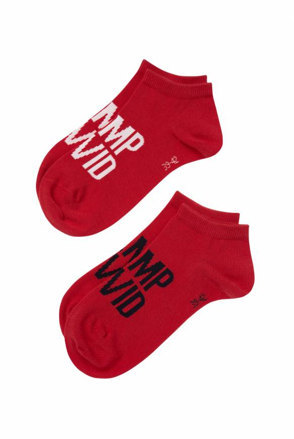 Soccx Sneakersocken im Doppelpack red Sonderangebot der Fabrik