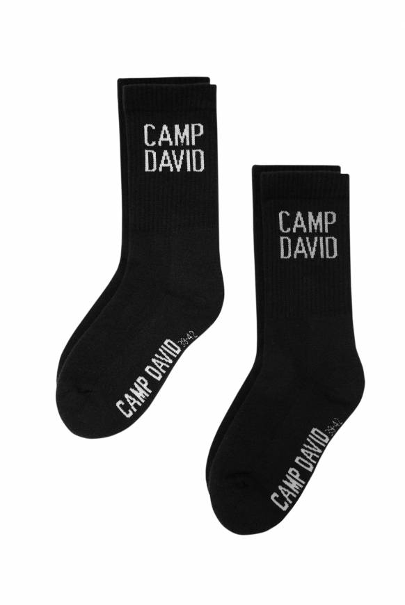 Soccx Tennissocken mit Logo im Doppelpack black Vierteljährliche Förderung