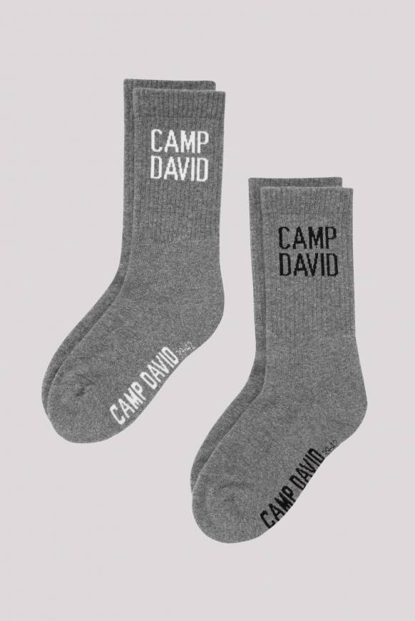 Soccx Tennissocken mit Logo im Doppelpack grey melange Bis zu 55% Rabatt