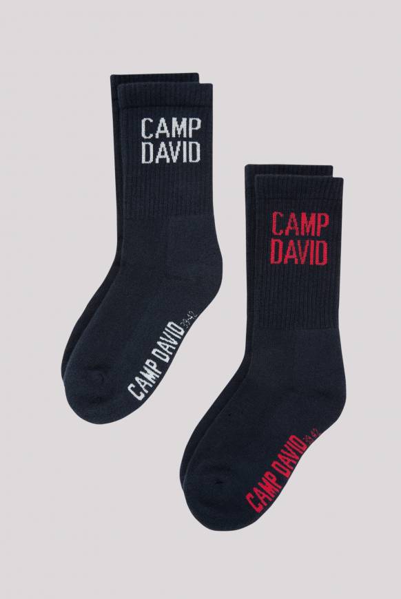Soccx Tennissocken mit Logo im Doppelpack navy Discount Store für neue Produkte