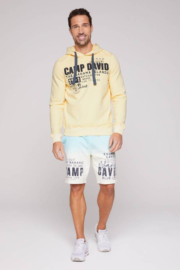Soccx Hoodie mit Logo Artwork banana sun Blitzverkäufe