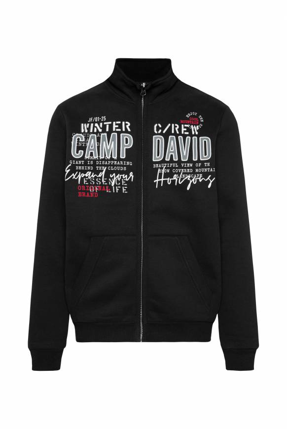 Soccx Sweatjacke mit Logo Artwork black Limitierter Zeitrabatt