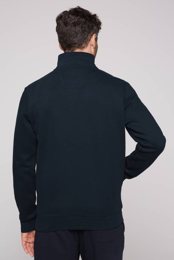 Soccx Sweatjacke mit Logo Artwork blue navy Fabrik Onlineshop